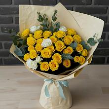 Букет цветов из:  Розы в Жерновце