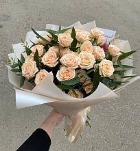 Букет Кремовые розы Латте в Жерновце