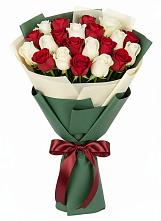 Букет Микс из красных и белых роз #REPLACE_PRED# Жерновце