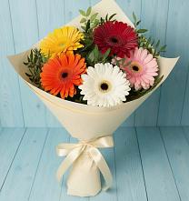Букет цветов из:  Герберы в Жерновце
