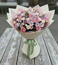 Букет цветов из:  Розы и Хризантемы в Жерновце
