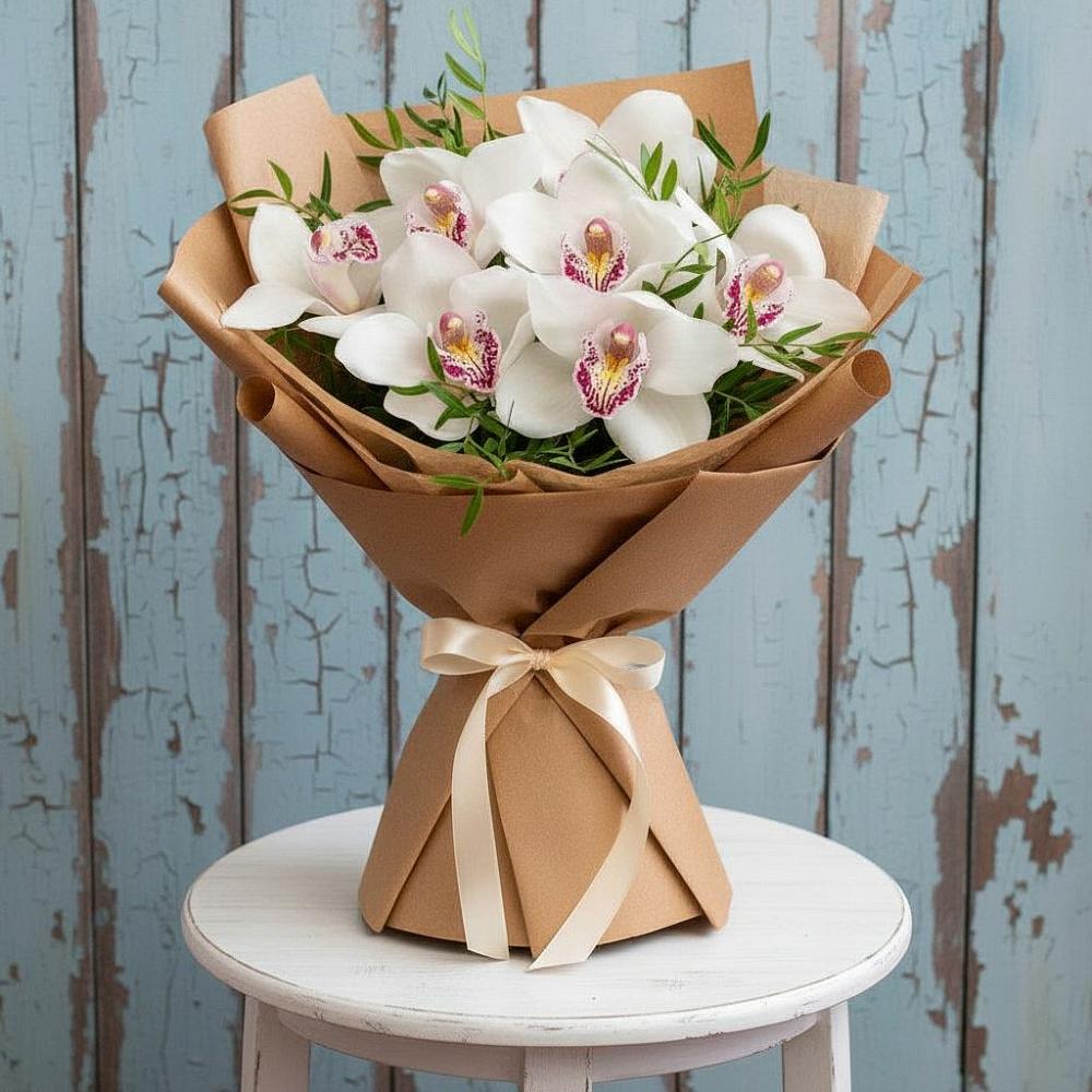 Букет цветов из: Орхидеи и Розы в Жерновце