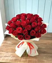 Букет 29 Красных роз в Жерновце