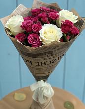 Букет цветов из:  Розы в Жерновце