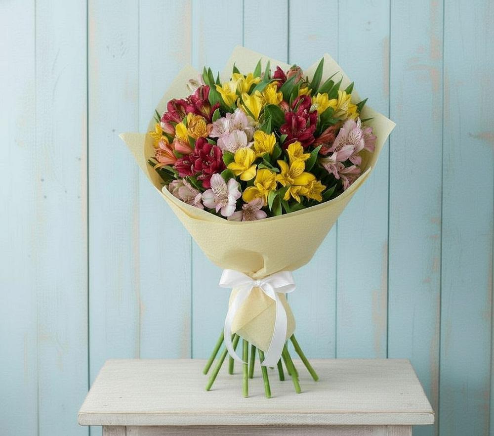 Букет цветов из: Альстромерии в Жерновце