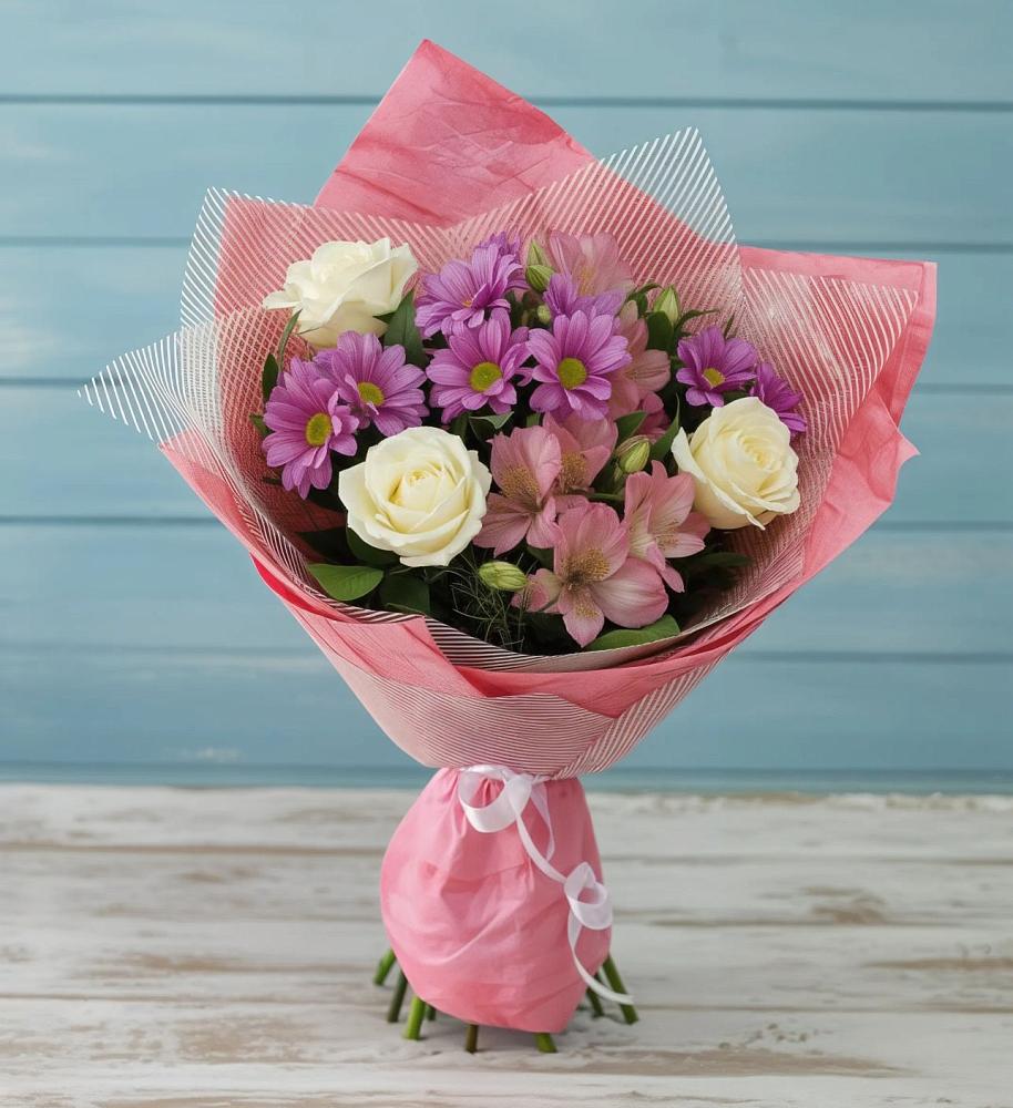 Букет цветов из: Герберы в Жерновце