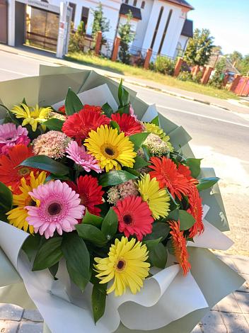 Букет цветов из: Герберы в Жерновце