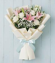 Букет цветов из:  Лилии #REPLACE_PRED# Жерновце